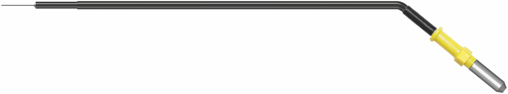 Электрод-игла, удлиненный изогнутый стержень